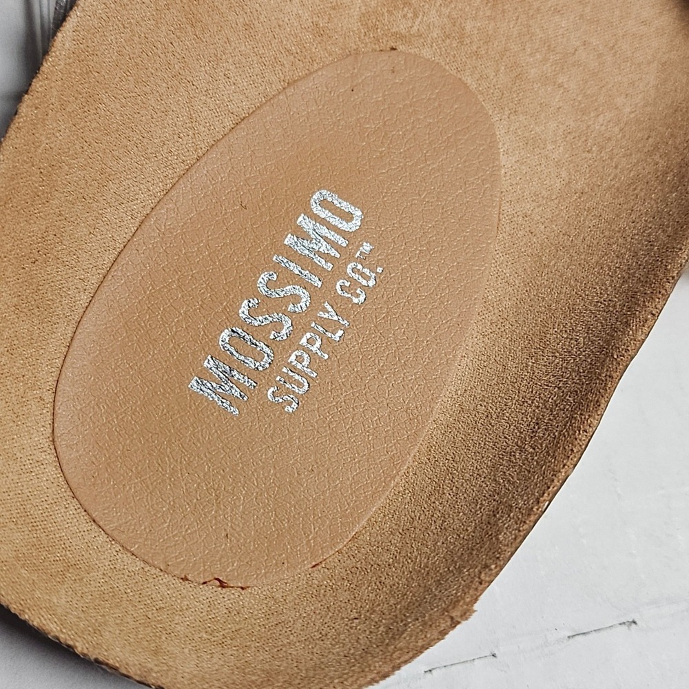 Mossimo Supply Co Bella Faux Fur Slides Tan Women's Size 7.5 Slip On Sandals New - Picture 10 of 12